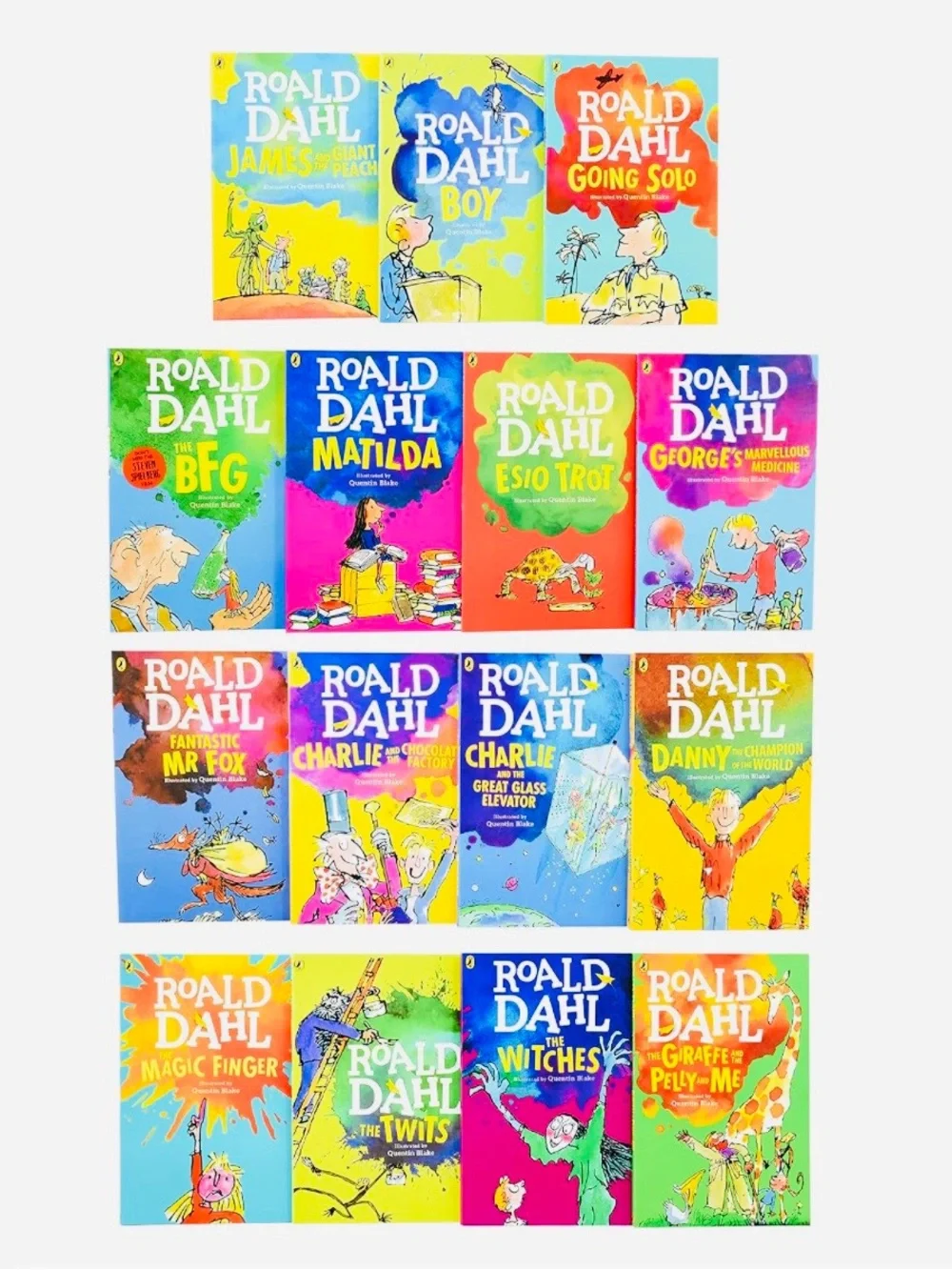 Roald Dahl 15 Book Collection of Favorites LIKE NEW!